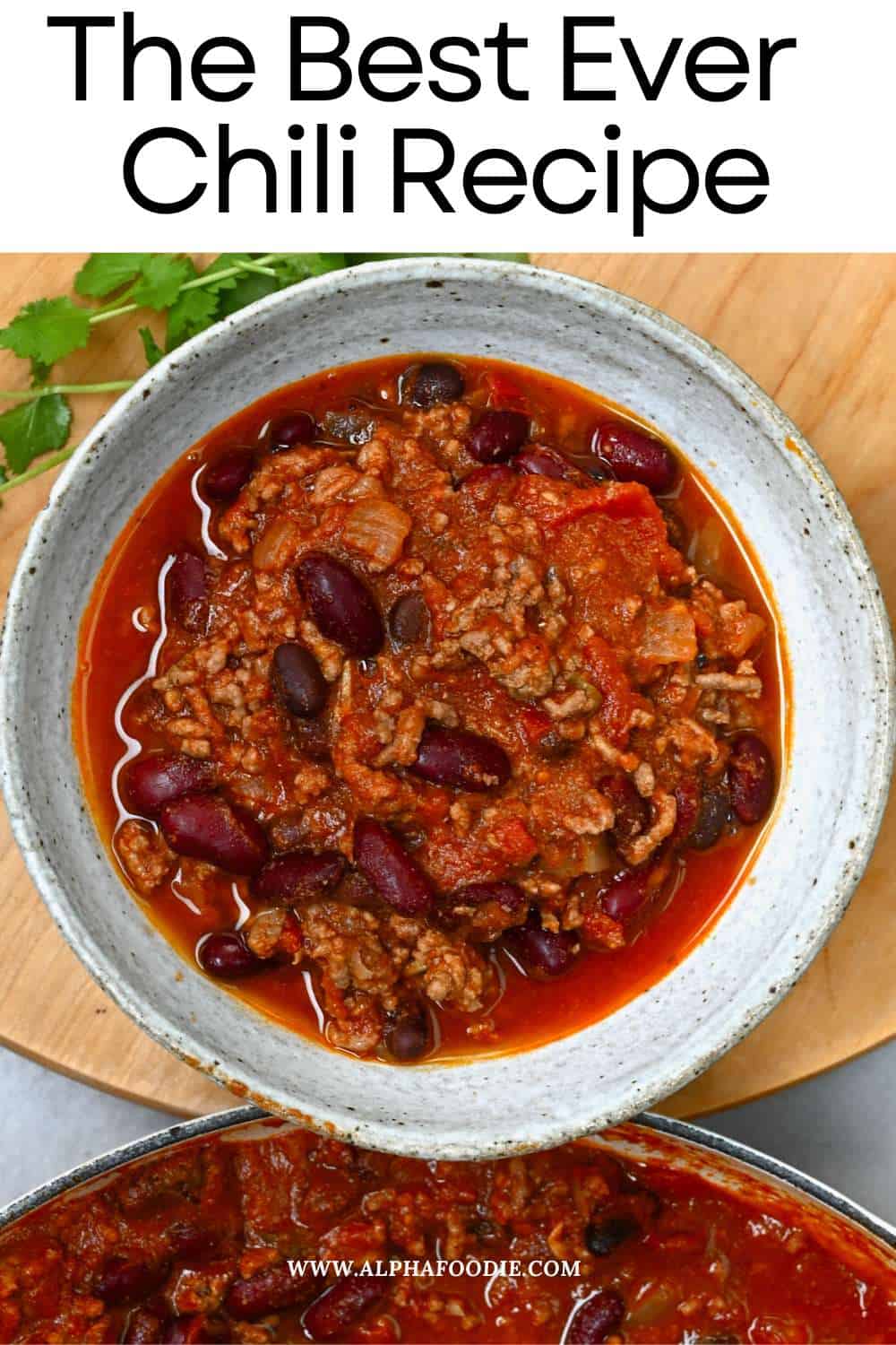 The Best Ever Homemade Chili Recipe - Alphafoodie