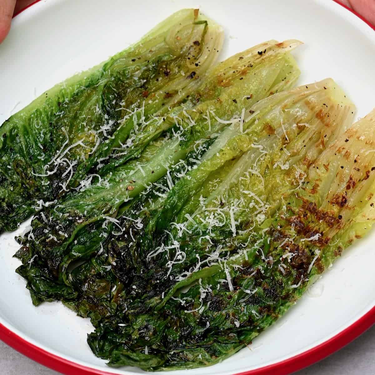 5 Minute Grilled Romaine Lettuce-image
