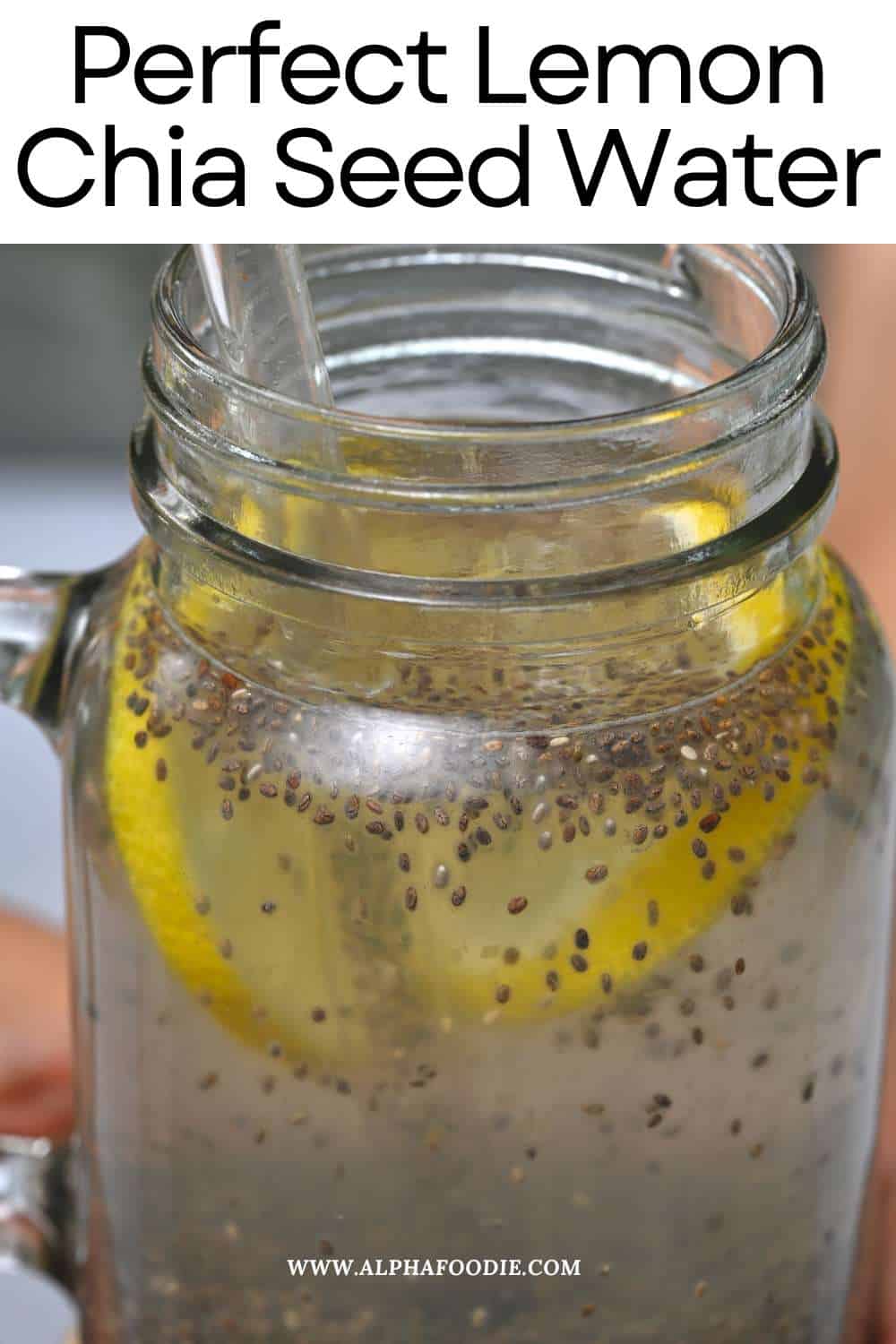 Lemon Chia Seed Water