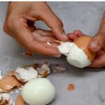 The Easiest Way to Peel Hard Boiled Eggs