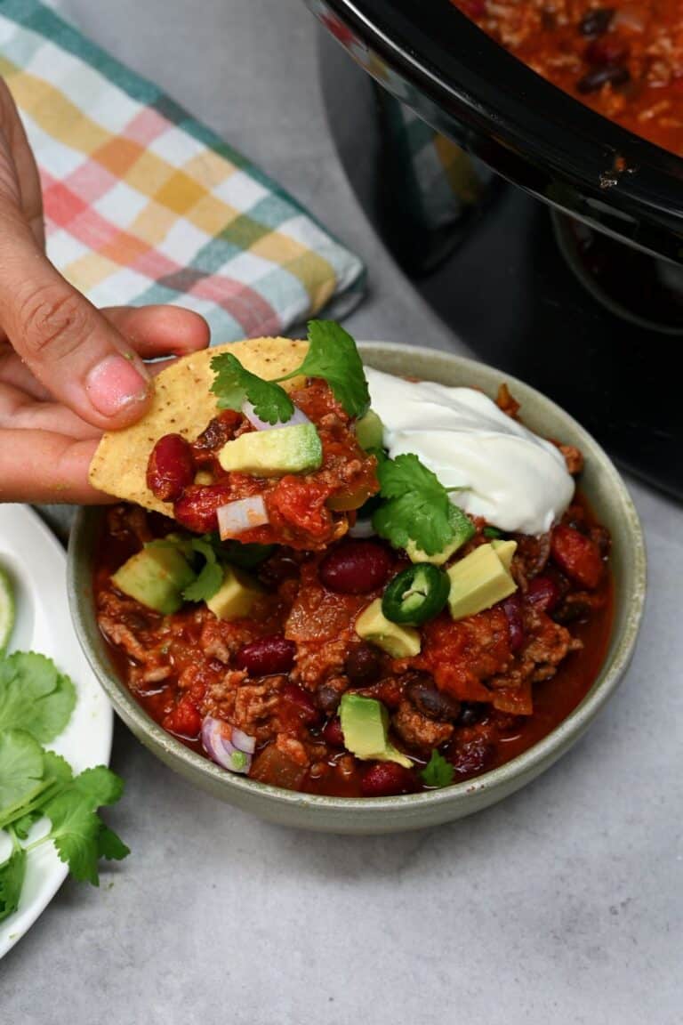 The Best Crockpot Chili Recipe - Alphafoodie