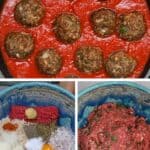 From Raw to Cooked Italian Meatball