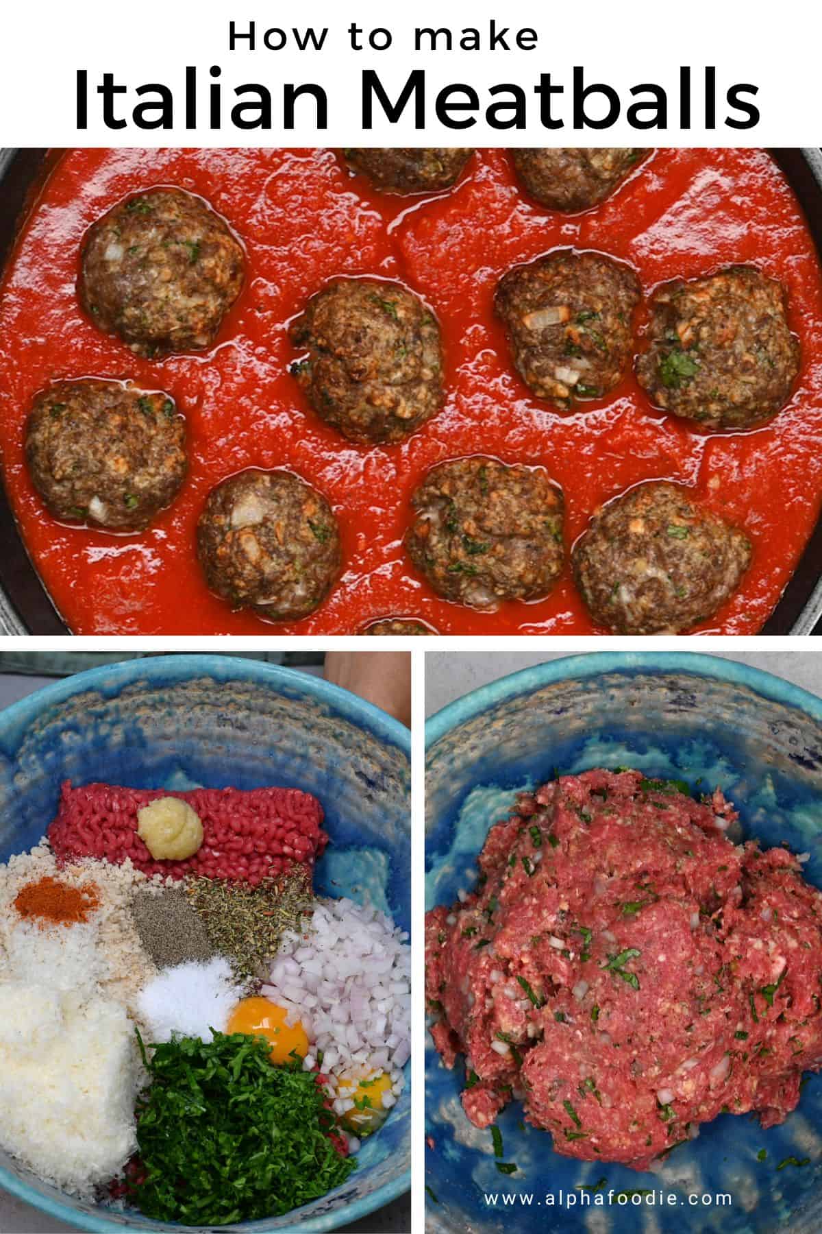 Italian Meatballs (Easy and Delicious!) - Alphafoodie