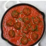 Italian meatballs in sauce