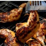 Perfectly Grilled Chicken Quarters on the Grill