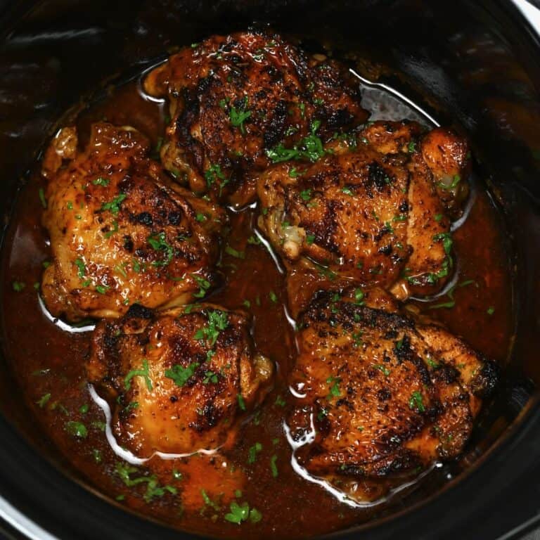 Easy Crock Pot Chicken Thighs Alphafoodie