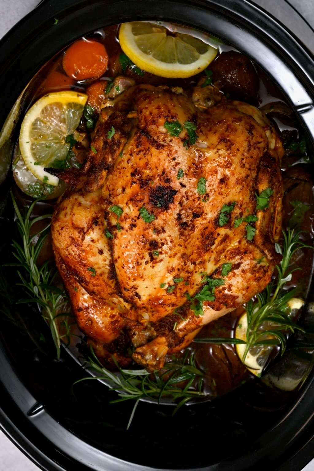 Crockpot Whole Chicken Alphafoodie