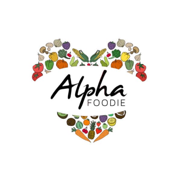 The official Alphafoodie logo.