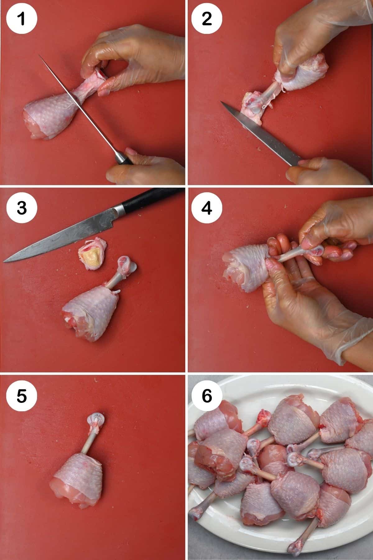 Steps for preparing chicken drumsticks