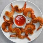 coconut shrimp with serving sauce