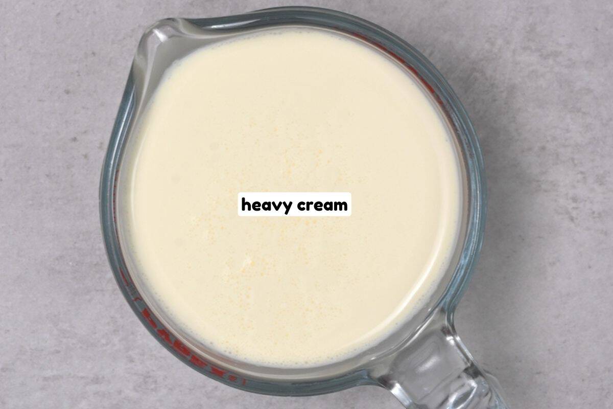 Heavy cream to make butter