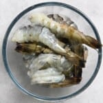 Deveined shrimp in a bowl - 22
