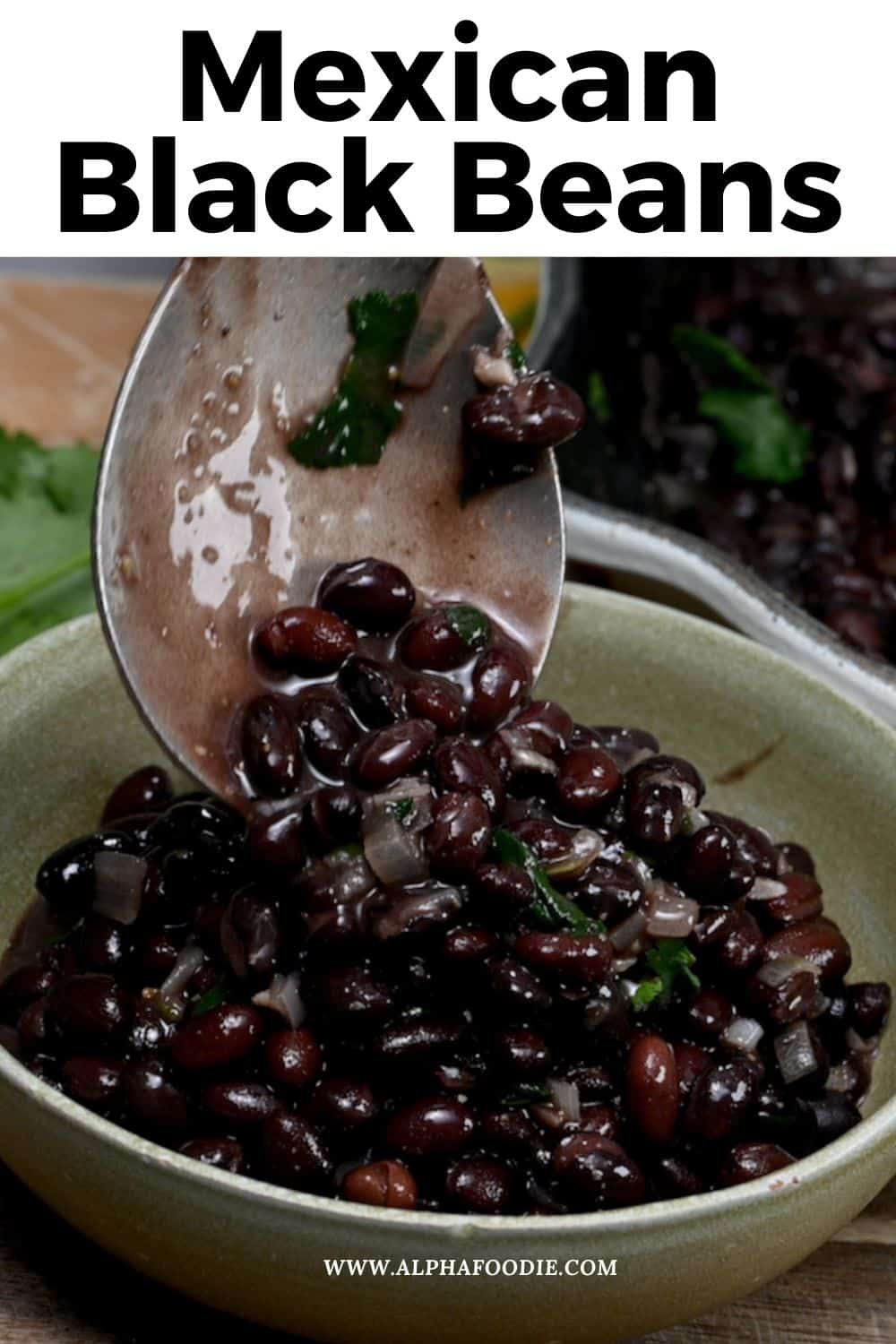 Easy Mexican Black Beans Alphafoodie