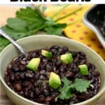 Easy Mexican Black Beans