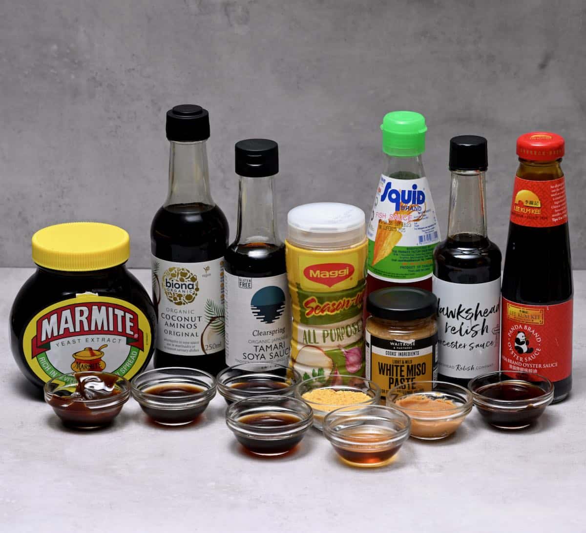 different Substitute ingredients for Soy Sauce
