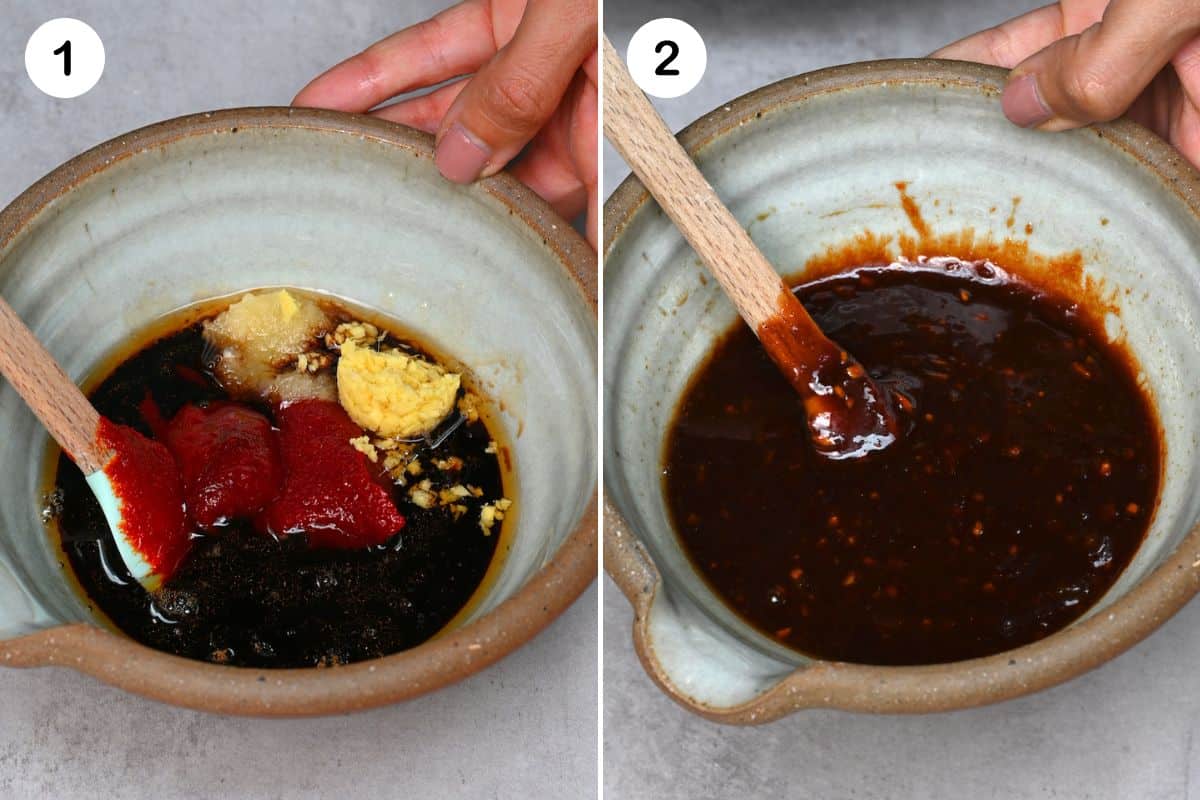 Steps for preparing Korean chili sauce