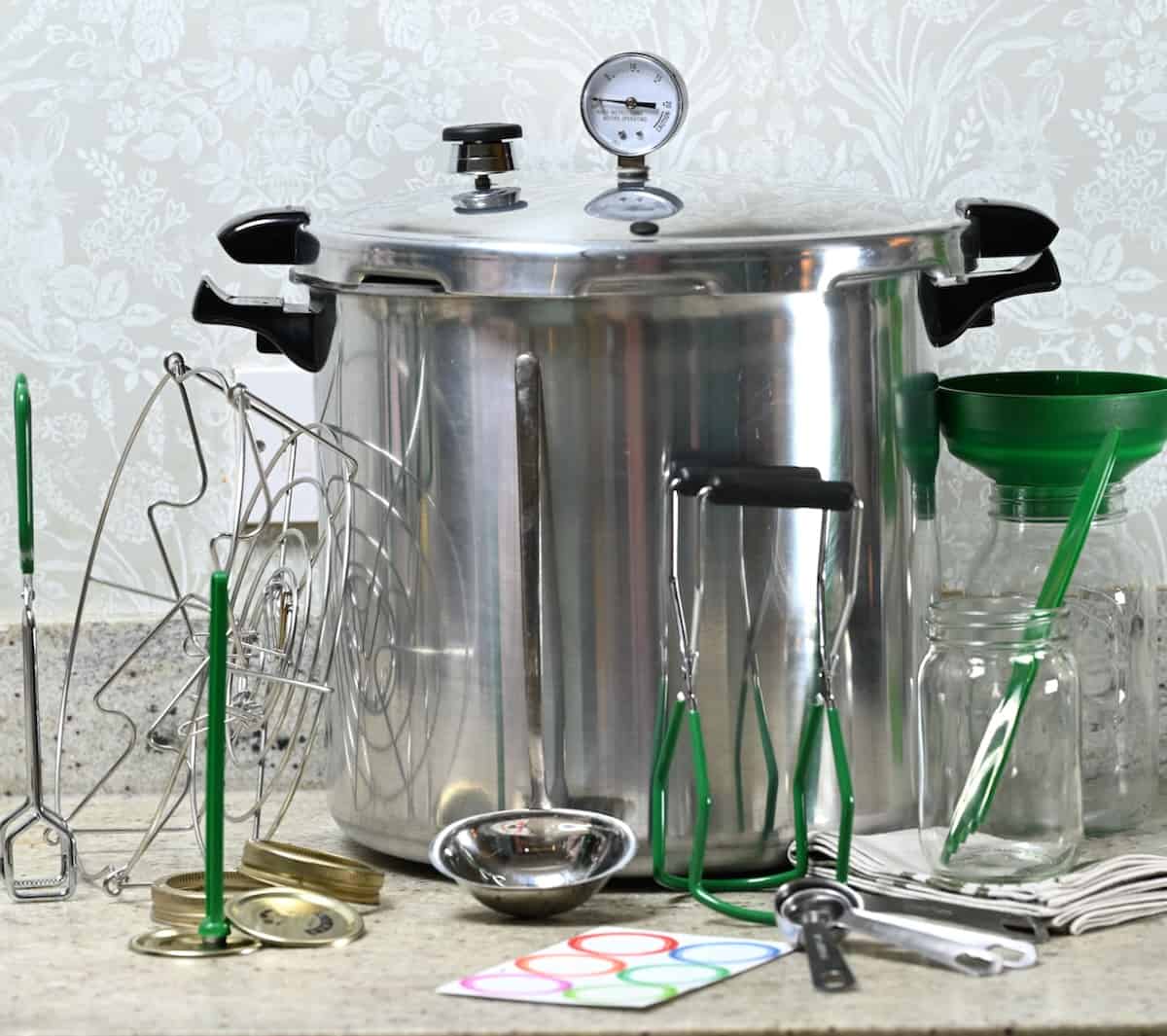 Tools needed for pressure canning
