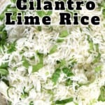 Cilantro Lime Rice