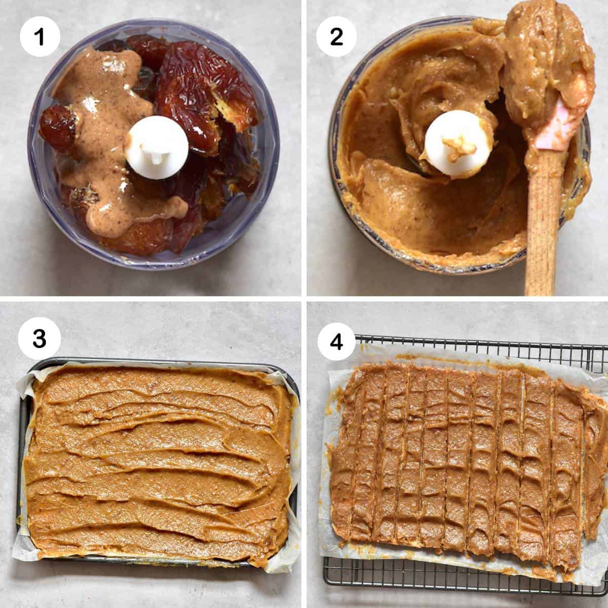 Steps for making Twix caramel layer