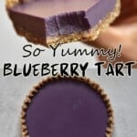No Bake Blueberry Tart with Earl Grey