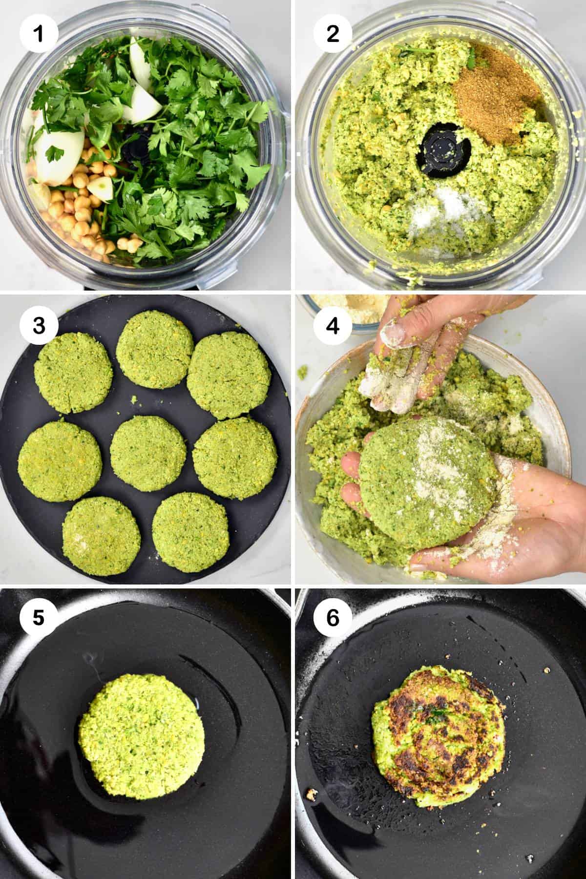 how to make falafel patties