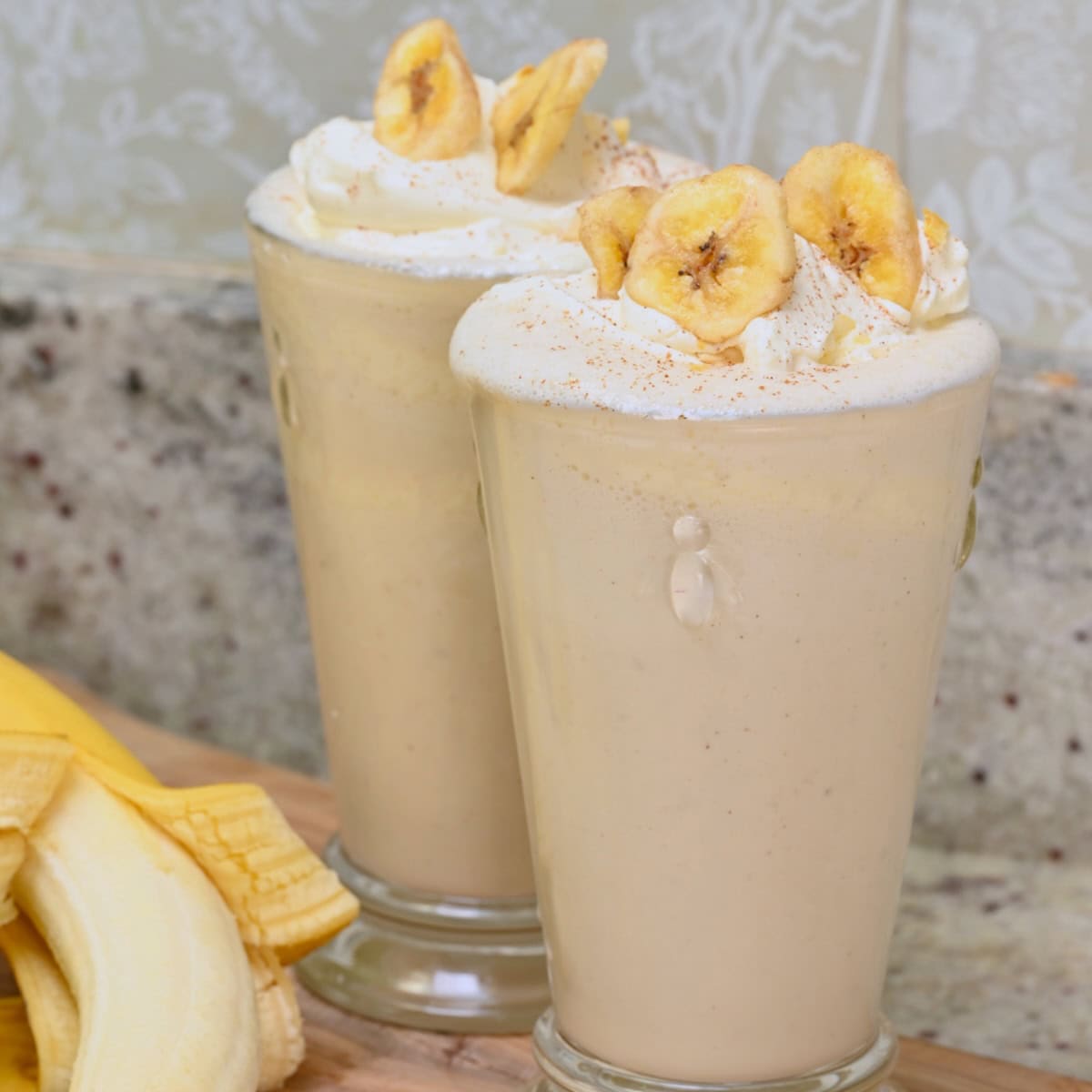 Easy 3-Minute Banana Milkshake