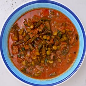 Bamiyah Bamya Okra Stew - Alphafoodie
