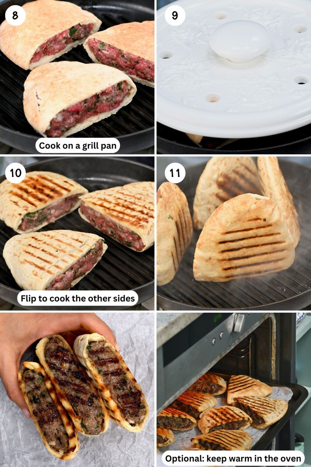 Arayes (Lebanese Meat-Stuffed Pita) - Alphafoodie