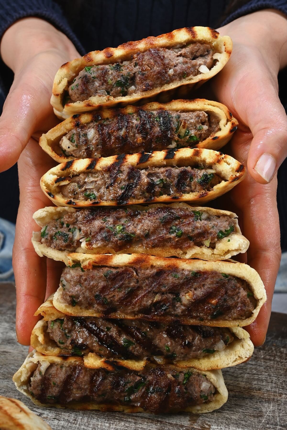Arayes Lebanese Meat Stuffed Pita Alphafoodie Arayes Lebanese Meat Stuffed Pita Alphafoodie