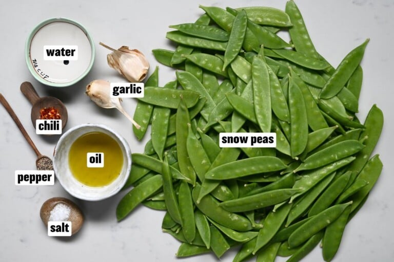 how to steam snow peas food image