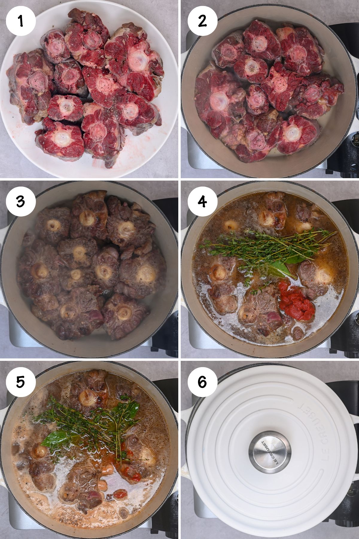 A photo for the steps of cooking oxtail stew. - 3