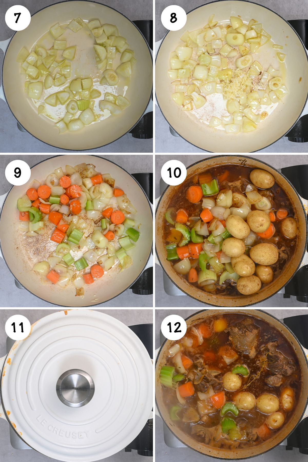 A photo for the steps of cooking oxtail stew. - 4