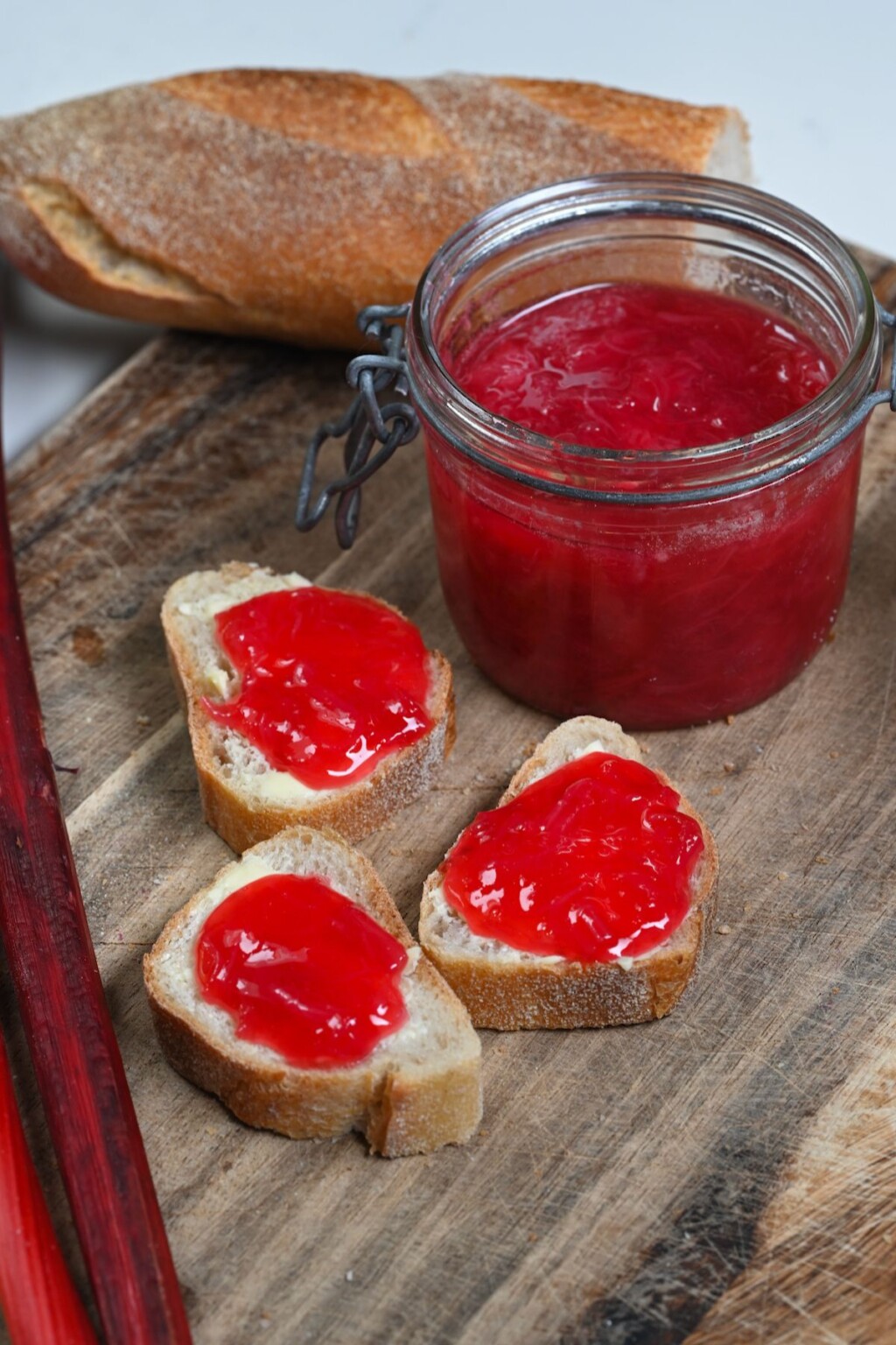 Rhubarb Jam Recipe With Video Alphafoodie Rhubarb Jam Recipe With Video Alphafoodie