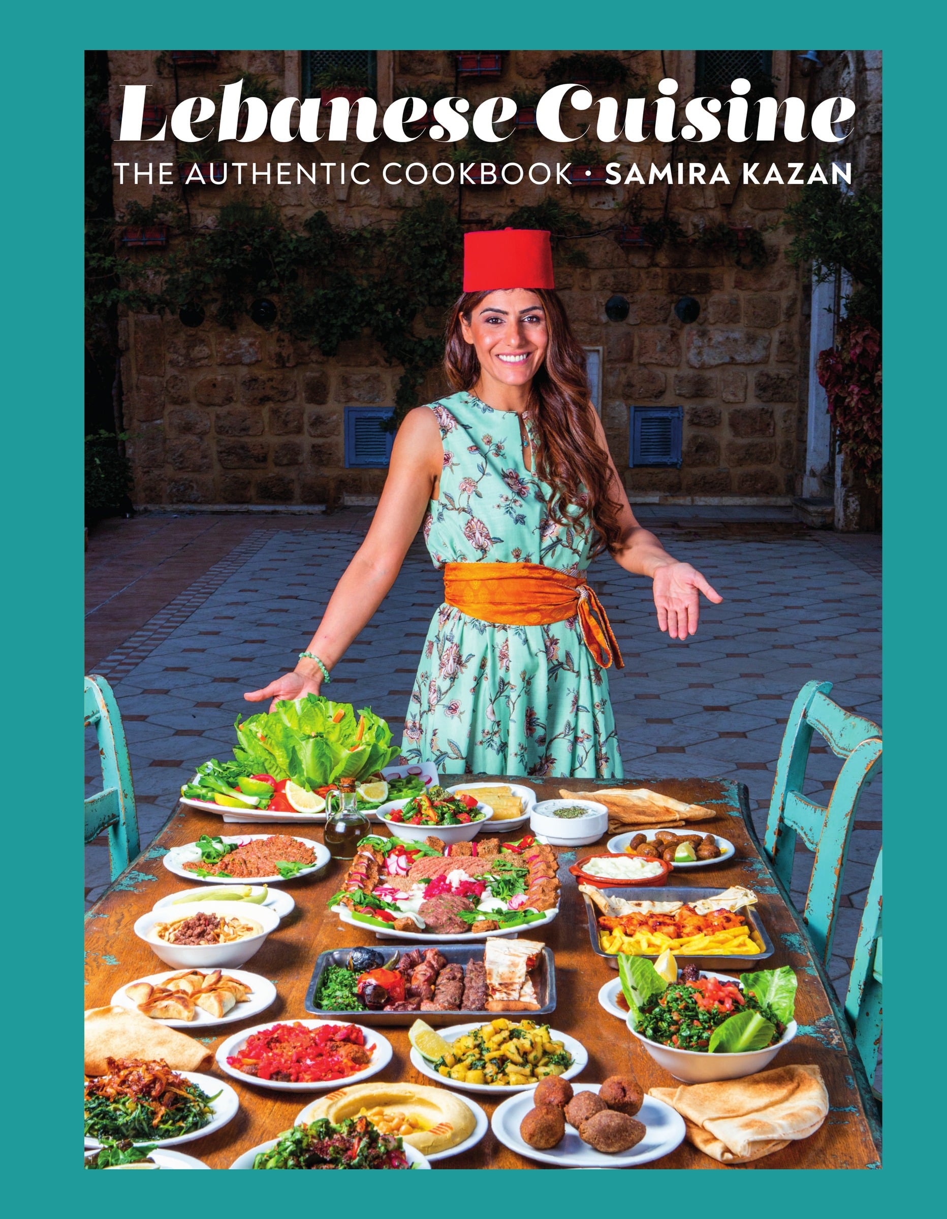 Cover of Lebanese Cuisine: The Authentic Cookbook by Samira Kazan